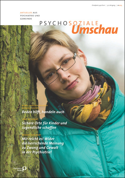Cover "Psychosoziale Umschau" Zeitschrift 2015/1